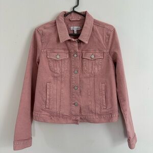 LOFT Denim Jacket - Pink